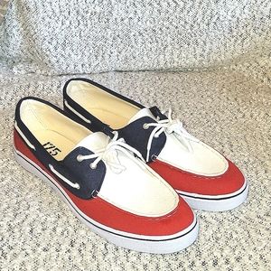 J75 Jump Scupper Canvas Boat Sneakers Sz. 12